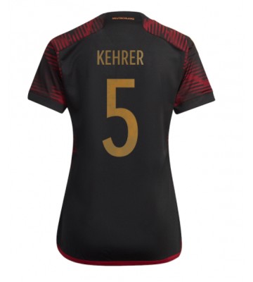 Tyskland Thilo Kehrer #5 Bortatröja Dam VM 2022 Kortärmad